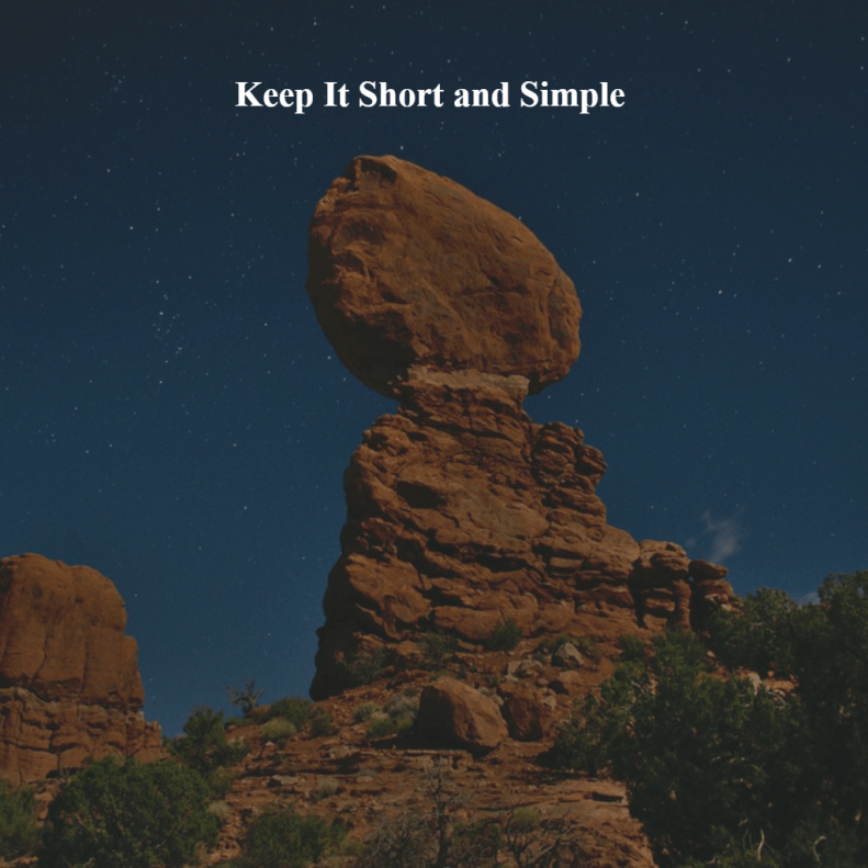 Short and simple Fascinating Rock