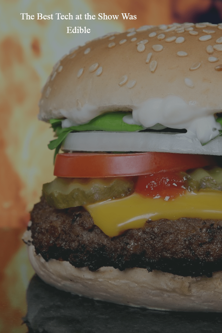 edible tech - burger
